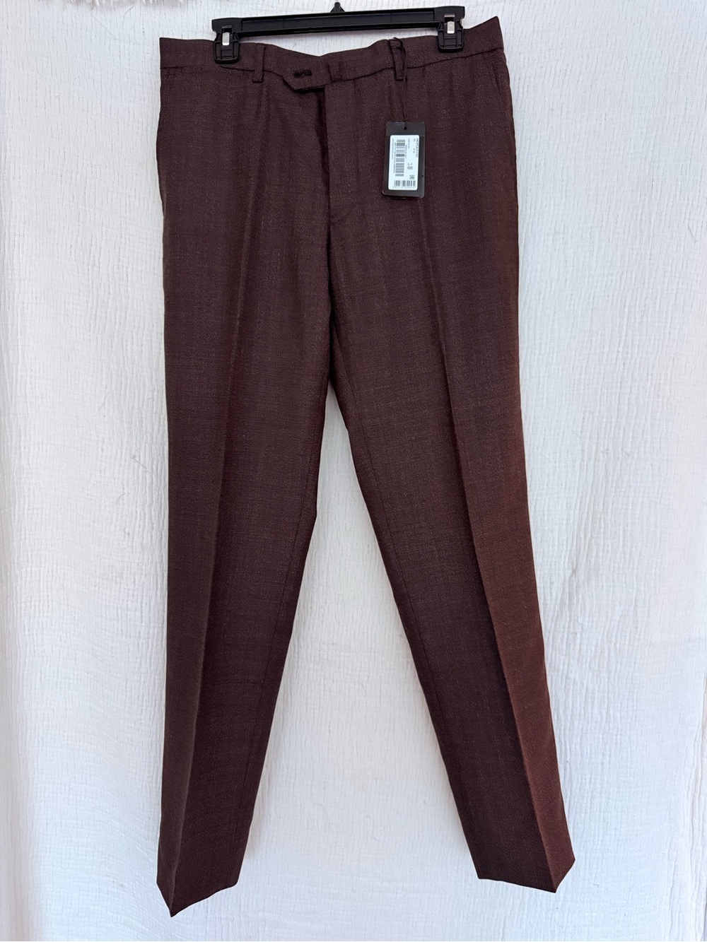 NWT Emporio Armani Men’s Dark Brown Wool Trousers Pants Size 52 $445